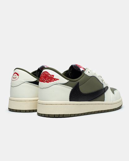 Nike Air Jordan 1 Retro Low OG SP x Travis Scott ‚Medium Olive‘