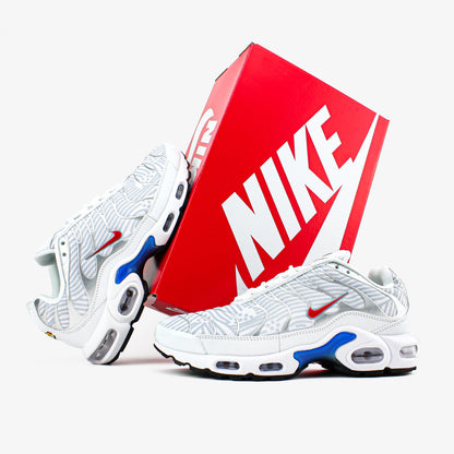 Nike Air Max Plus White University Red (GS)