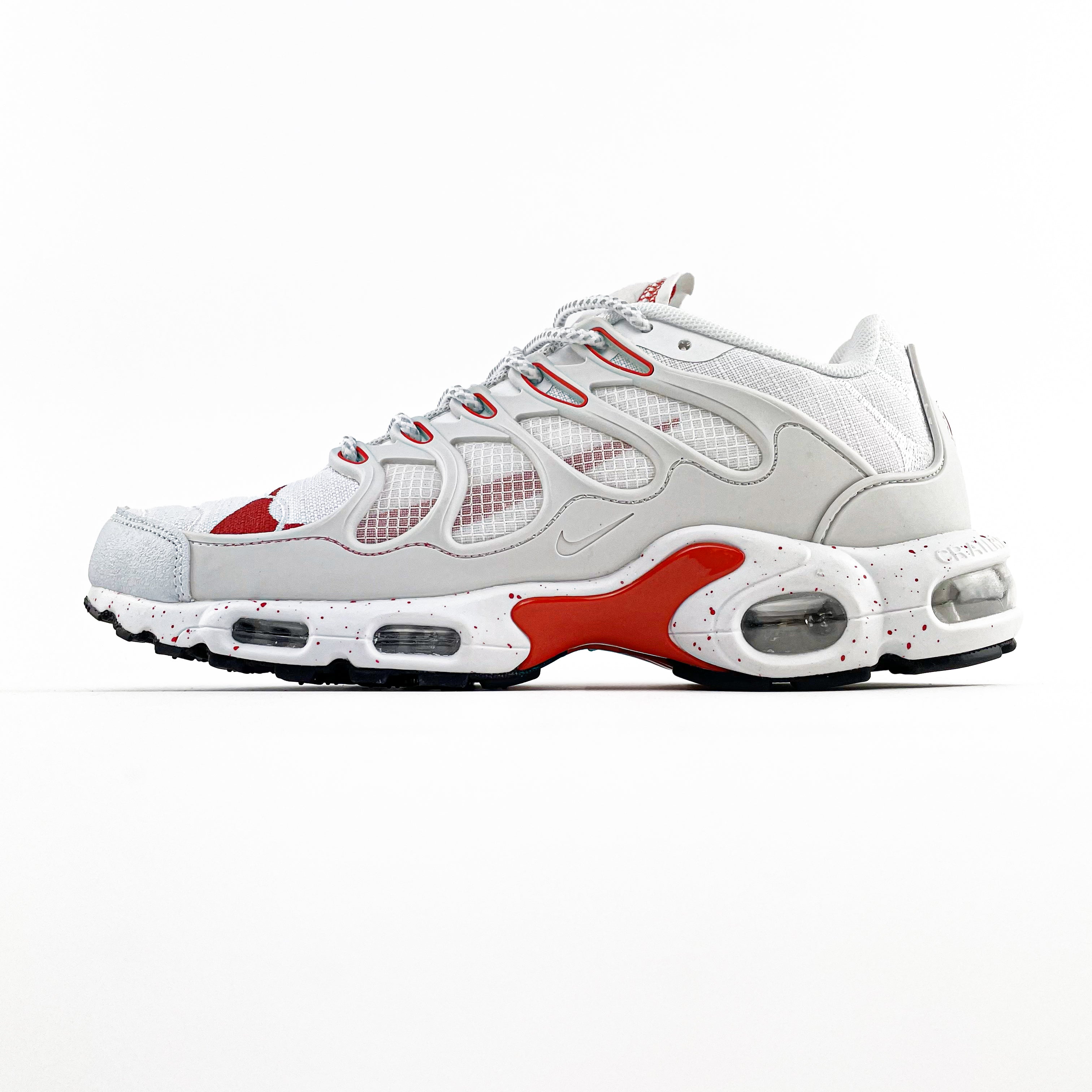 NIKE★AIR MAX TERRASCAPE PLUS★PURE PLATINUM/GYM RED-WHITE Nike Air Max Terrascape Plus 