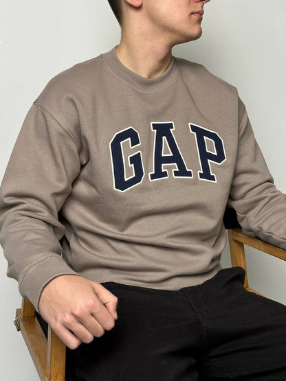 GAP LOGO SWEATSHIRT «COOL BROWN»