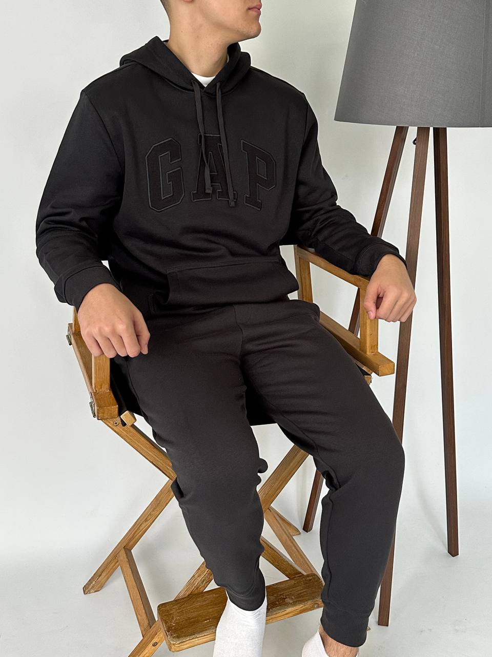 GAP FLEECE JOGGERS «BLACK MOONLESS NIGHT»