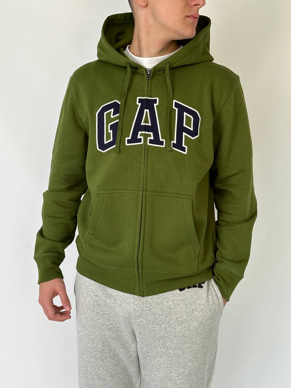 GAP LOGO FLEECE HOODIE «DEEP CEDAR GREEN»