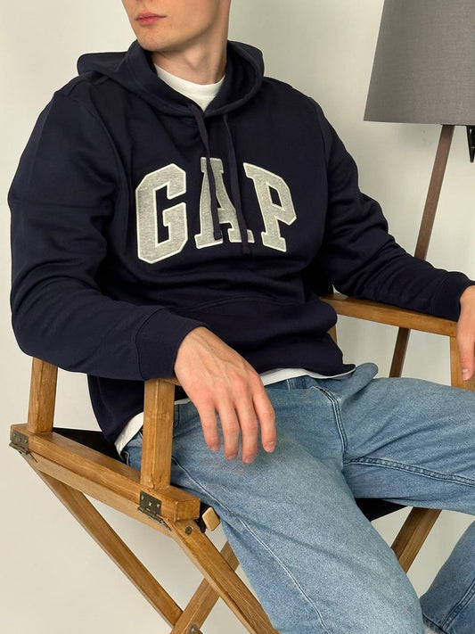 GAP LOGO FLEECE HOODIE «TAPESTRY NAVY»