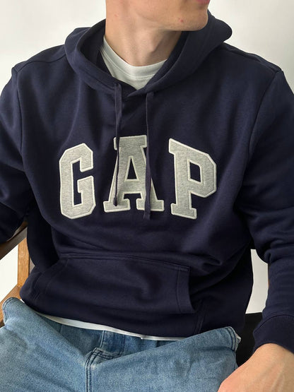 GAP LOGO FLEECE HOODIE «TAPESTRY NAVY»