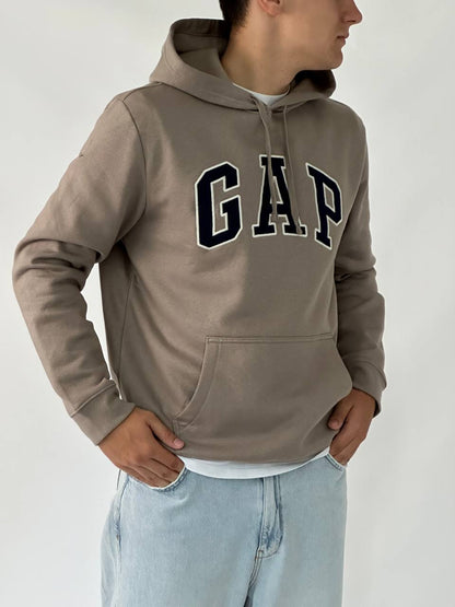 GAP LOGO FLEECE HOODIE «COOL BROWN»