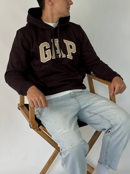 GAP LOGO FLEECE HOODIE «TURKISH COFFE»