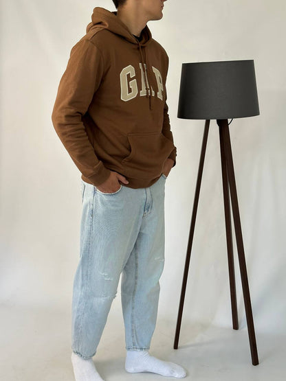 GAP LOGO FLEECE HOODIE «BROZEN BROWN»