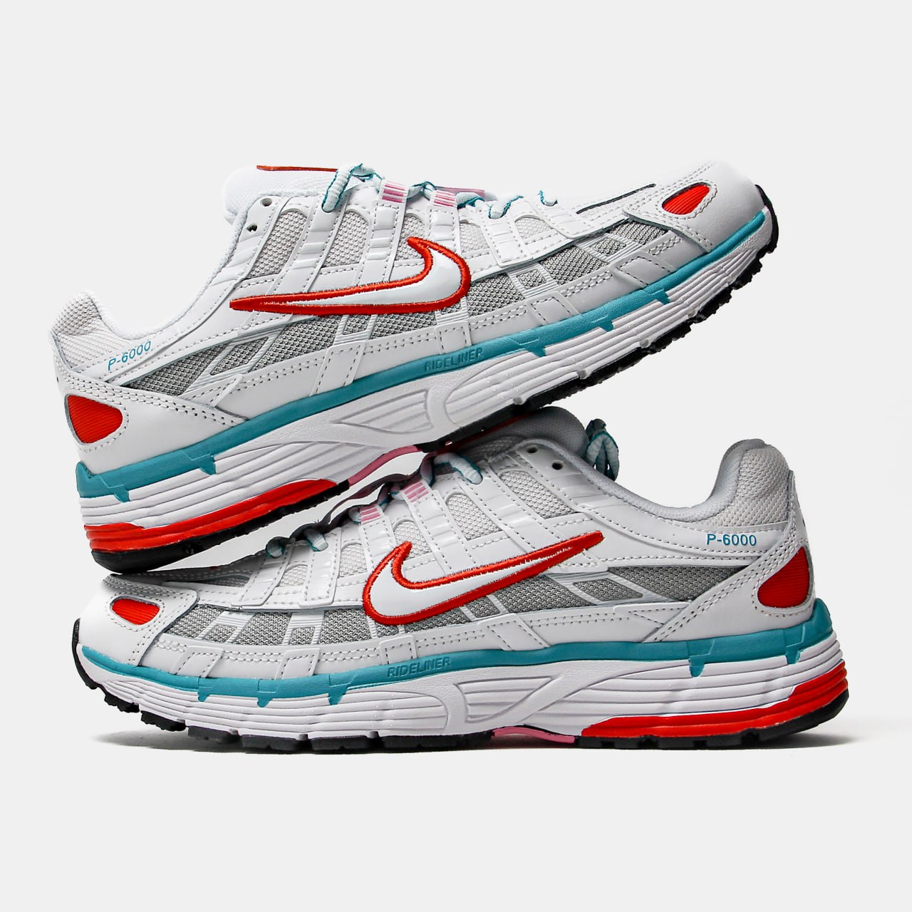 Nike P-6000 White Aqua