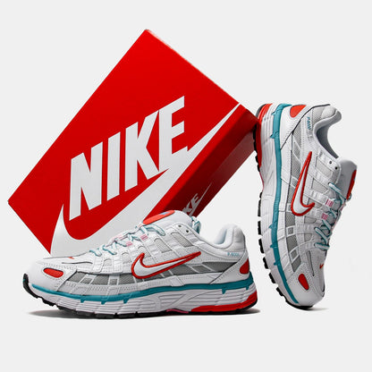 Nike P-6000 White Aqua